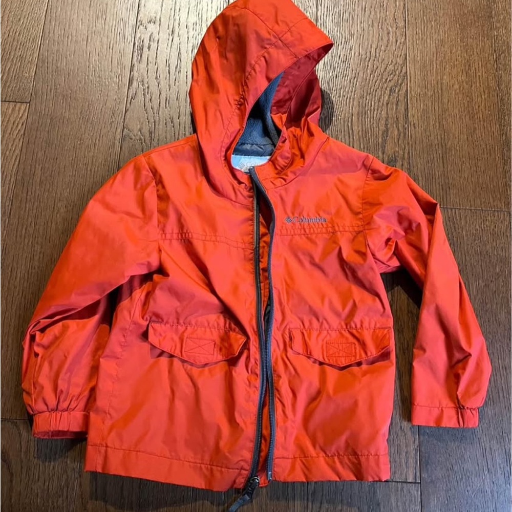 Columbia Kids' Bright Orange Raincoat
